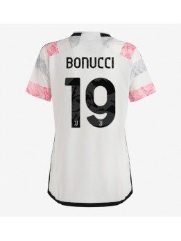 Juventus Leonardo Bonucci #19 Auswärtstrikot für Frauen 2023-24 Kurzarm
